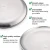 Import Stainless Steel Round Plates Matte Polished Shatterproof Dinner Plates from China