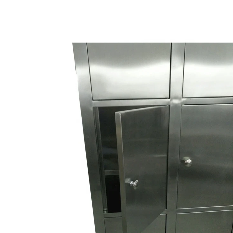 Stainless steel shoe storage cabinet