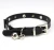 Import Star rivet pet collar rhinestone pu dog collar microfiber bell cat collar from China