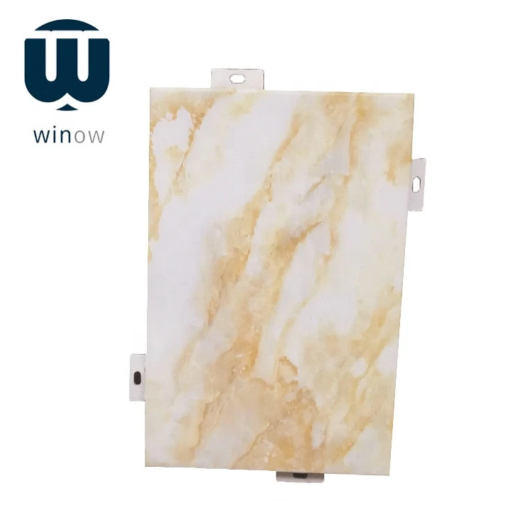 stone texture marble aluminum composite panel manufacturer in China