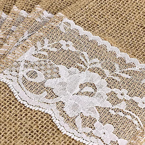 Summer Annes Wholesale Christmas Decoration Wedding And Festive Linen Lace Cutlery Bag