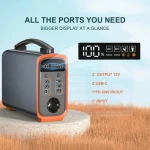 Sunark Portable Power Station Solar Generator 200W Best Power Generators With Solar Panels