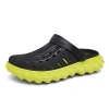 Super Soft Jelly Sandals for Men Thick-Soled Fashionable Toe-Toe Slippers Summer Beach Clogs