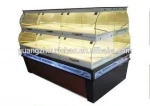 supermarket glass cake cabinet, bread display showcase for sale