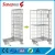 Import supermarket roll cages warehouse logistics storage nesting steel wire mesh roll cage for sale from China