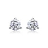 Surprise Price Moissanite jewelry womens 925 silver triangle earrings flat back stud earrings  jewelry for women