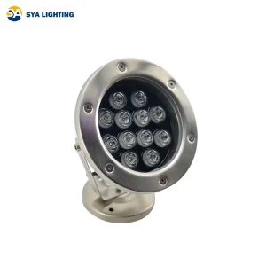 SYA-402 LED Underwater Spot Flood Light RGB Color Changing Outdoor Garden Lamp IP68 Fountain Light
