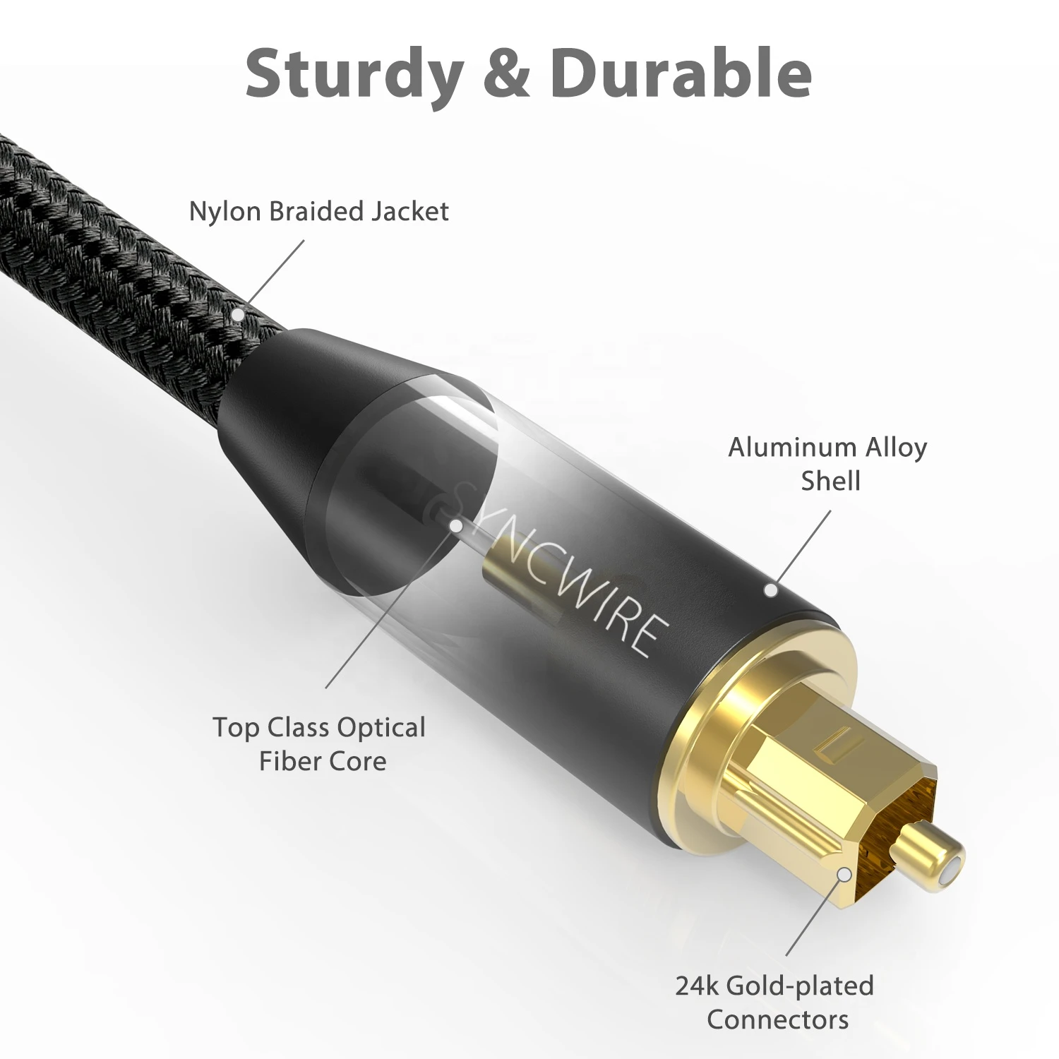 Syncwire Optical Cable Digital Audio 3M