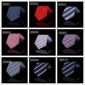 T02 Silk Polyester Woven Smooth Tie Classic Mans Purple Blue Stripe Business Wedding Ties For Men Party Fashion Casual Necktie