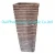 Import Tall square blue and light green color ceramic handmade glazed flower pot pottery planters from Vietnam