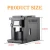 Import TFT color display white and black color coffee machine commercial espresso from China