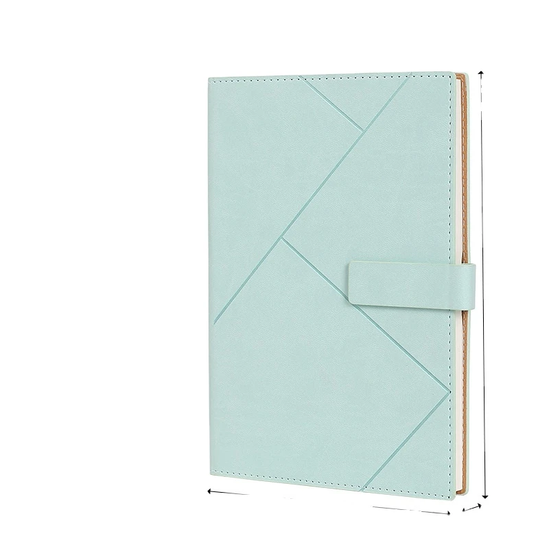 Thermal binding notebook dairy custom diary  A5 Hard Cover Dotted Journal Notebook with Elastic and Inner Pock