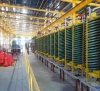 Titanium processing plant spiral separator