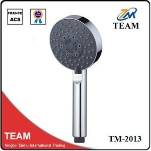 TM-2013 plastic water saving air intake rain hand shower head 5 function bathroom