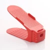 Top Hot Moden Plastic Shoe Rack, Adjustable Double-layer Shoe Rack, Shoe Rack Organizer