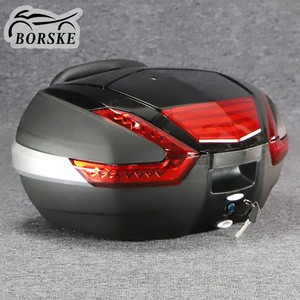 Top quality motorcycle luggage top case rear cargo box