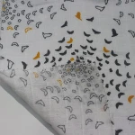 Top selling floral print silk satin fabric brushed lingerie elastic