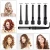 Import Tourmaline Ceramic Wand Curling Iron Professional Best Japan Hair Curler Hair Rollers Dual Voltage For Long and Short Hair from China