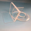 transparent uv quartz glass plate fused silica lens