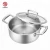 Import Two Handle Restaurant Cooking Pot Titanium Saucepan Pure Easy Heat Conduction 20cm Cookware Sets Eco-friendly Stocked Metal from China