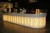 Import United States white front desk acrylic counter office furniture beauty salon led front desk reception desk from China