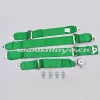 UNIVERSAL Racing Harness Green Color 3 inch Car Safety Seat Belt