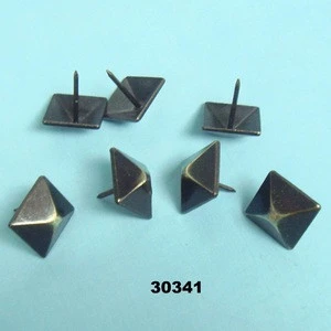 Upholstery square pyramid sofa nails,fasteners studs for furniture