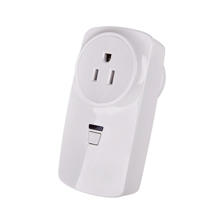 USA Style Tuya App And Voice Remote Control 2.4GHz WIFI Plug Smart Socket With Timing and Countdown
