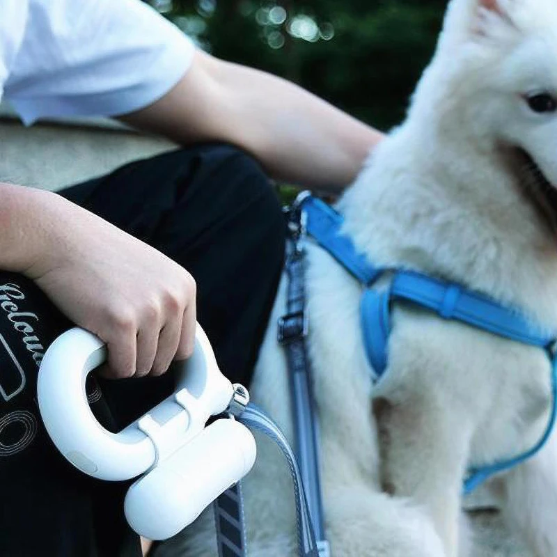 USB Charging Route Walk Distance Smart Pet Led Lighting Dog Leash