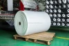 Vietnams factory best price PP polypropylene woven fabric roll milky white reusable & durable for woven bag, agriculture