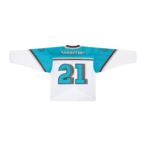 Vneck Training Long Sleeve Sublimation Printing Retro Uniforms Retro Hockey Jersey