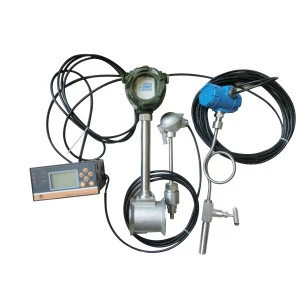 vortex flowmeter used for measuring gas,steam and liquid,IP65 protection with temperature and pressure compensation