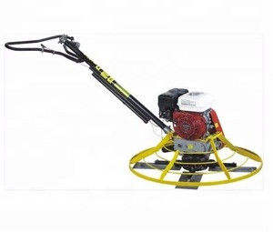 walk behind gasoline electric power helicopter edging finishing float machine