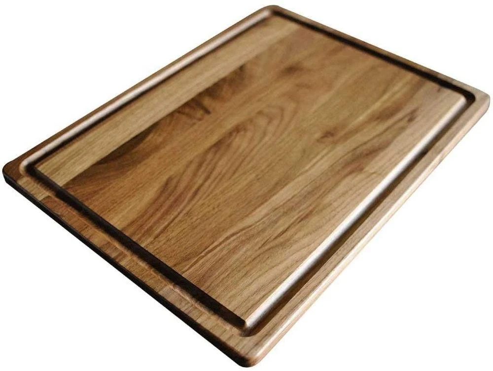 Walnut Wooden Cutting Board with Rounded Edges and Juice Groove