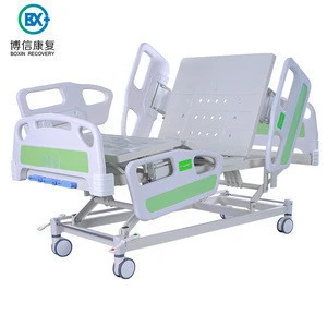 Ward Nursing Furniture Luxurious Manual Three Cranks Medical Hospital Bed