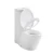 Import waswashdown toilet bathroom round wc bowl ,back to wall classical n ceramic round shape toilet from China