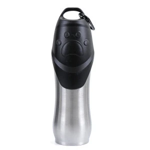 Water Bottle for Dog, Portable Stainless Pet Water Bottle  for Outdoor Walking Travel Hiking