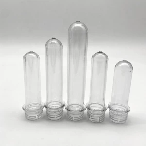 Water bottle pet preform 28mm PCO 1881 PCO 1810 clear plastic preform transparent material for blowing beverage/water bottle