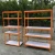 Import waterproof board orange metal frame garage storage rack from China