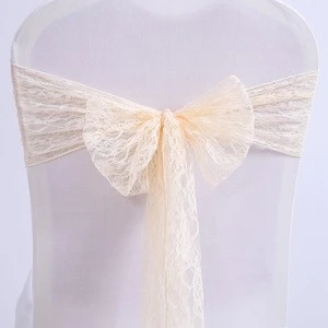 Wedding Decoration  organza  Wedding Chair Sashes for chair cover