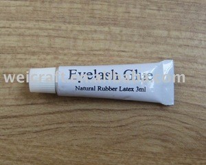 White eyelash glue in 3 ml