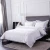 Import White hotel embroidered three lines bedding set polyester comforter set from China