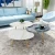 Import White Marble Color Top Center Table Gold Stainless Steel Coffee Table Modern Living Room from China