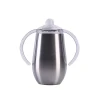 Wholesale 10oz Sippy Cups Stainless Steel 14oz Sippy Tumbler Cups Double Walled and Vacuum Insulated