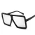 Import Wholesale 2018 personality sun glasses plastic oversize black sunglasses from China
