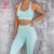 Import Wholesale 2020 Spandex Nylon fitness clothing outfit women gym wear suit high waist yoga pants and bra yoga sets from China