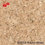 Wholesale Artificial Stone Autumn Brown  Quartz Slab Price