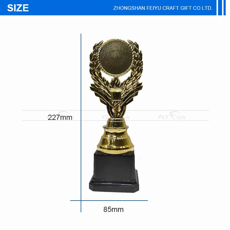 Wholesale Best Design Soccer American Football Customized Plastic Award Trophy