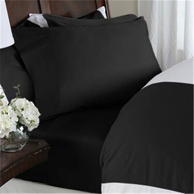 wholesale cheap Soft brushed 1800 Thread count microfiber twin modern bed sheet sets/bedding sets