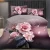 Import Wholesale comforter sets bedding, luxury super king size duvet cover, wedding 3d bedding sets 100% cotton red rose from China